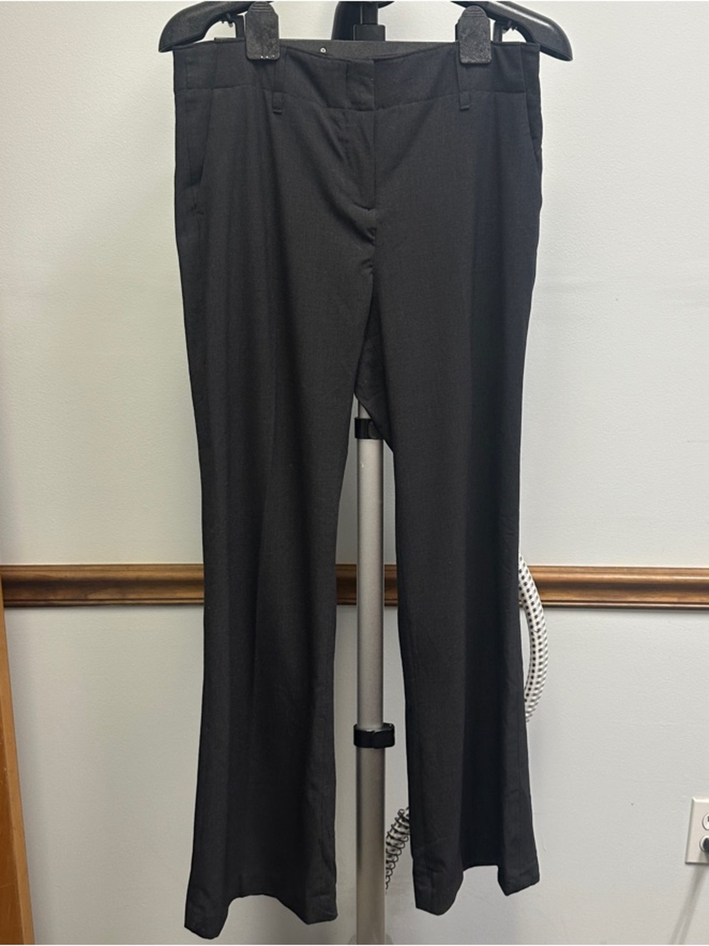 Dalia Collection Charcoal Wide Leg Dress Pants
